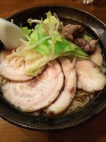 「【限定】豚肉のらーめん〜Gstyle800円＋豚増し200円」@らーめん かねかつの写真