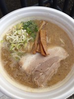 「渡り蟹の白湯そば(とみ田•一燈)」@東京ラーメンショー2014の写真