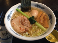 「味玉龍ひげ塩ラーメン（ホタテ味）780円」@龍のひげの写真