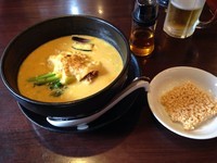 「焼きチーズカレー担々麺」@ユタの店の写真