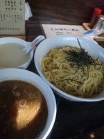 「つけ麺大盛り　￥830」@くりやらーめんの写真