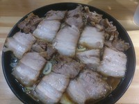 「チャーシュー麺、中＋ライス」@北大塚ラーメンの写真