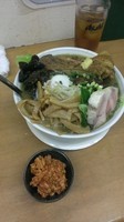 「Jun拳骨ブタ蕎麦（BONESを乗せて）Ｓ」@MENYA 食い味の道有楽の写真
