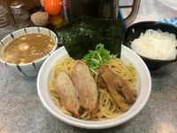 「特製つけ麺 ライス」@つけ麺山橙 大塚本店の写真