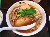 「あっさり味玉(850円)+小ライス(100円)」@煮干しらーめん青樹 立川店の写真