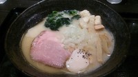 「鶏そば白湯(塩)￥780」@麺匠 我家の写真