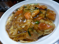 「スタミナ冷やし（普通盛）」@スタミナラーメン 馬しゃ屋の写真