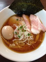 「館サブロー＋味玉」@つけ麺 弥七の写真