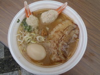 「とみ田×一燈・渡り蟹の白湯そば +全部のせ」@東京ラーメンショー2014の写真