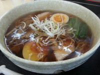 「正油味玉ラーメン650円」@和風らーめん 味のほうさくの写真