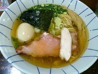「煮干そば（塩） 720円　+味玉」@二代目 むじゃきの写真