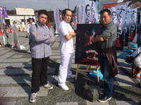 「佐野実の醤油らぁ麺、名古屋コーチン味玉」@東京ラーメンショー2014の写真