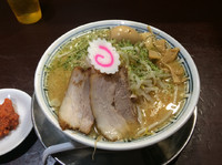 「からし味噌らーめん  820円  麺かため アブラ多め」@ちゃーしゅうや 武蔵 けやきウォーク前橋店の写真