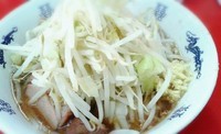「ラーメン小（麺半分）」@ラーメン二郎 松戸駅前店の写真
