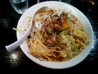 「みそたんめん(細麺) ￥750＋半ライス ￥100」@たんめん本舗 ミヤビの写真