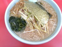 「ネギラーメン（麺固め）」@ラーメンショップ 犬塚本店の写真