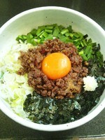 「台湾まぜそば」@らーめん まぜそば てっぺん 名古屋本店の写真