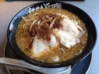 「嵐げんけつらあめん・ブラックデビル」@らあめん花月嵐 鴻巣店の写真