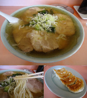 「『チャーシューメン+餃子(￥730+370)』」@とんぼの写真