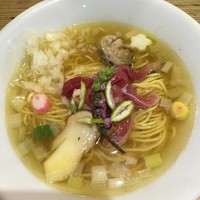 「【限定】煮干ソバプレミアム&替え玉 780円＋100円」@NOODLE STOCK 鶴おかの写真