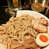 「濃厚豚骨つけ麺(醤油)850円」@江刺家 五大の写真
