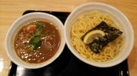 「濃厚煮干しつけ麺(大盛)(あつもり)」@つけめん 蕾 本家の写真