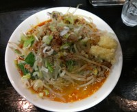 「担々たんめん +ﾆﾝﾆｸ」@たんめん本舗 ミヤビの写真