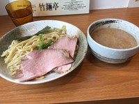 「魚介醤油つけ麺」@ラーメン つけ麺 竹麺亭の写真