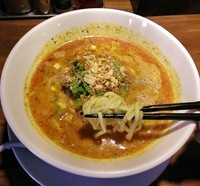 「海老香る担々麺（3辛） \880」@麺処 鳴声の写真