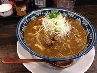 「【限定】牛スジ煮込みカレー麺」@あら焼鶏白湯 カシムラの写真