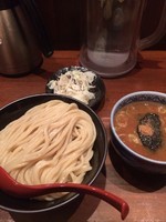 「つけ麺中盛り ちょこっと野菜」@つけ麺専門店 三田製麺所 神田店の写真