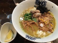 「【限定】濃厚牡蠣の鶏蕎麦 900円」@特級鶏蕎麦 龍介の写真
