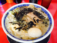 「たれそば¥780(全マシ、いきなりのスープ割)」@ジャンプの写真