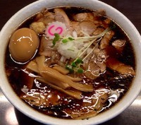 「肉そば　800円　味玉　100円」@肉そば総本山 神保町 けいすけの写真