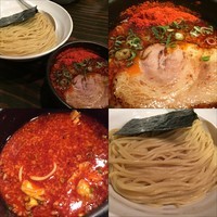 「つけソバ 辛火 （2倍） 850円　＆ ビール」@札幌 Fuji屋の写真