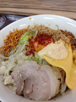 「まぜそば」@ジャンクガレッジ プレナ幕張店の写真