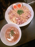 「こくまろつけ麺５００円」@天理スタミナラーメン 高田馬場店の写真