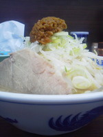 「小ラーメン（ニンニク、脂）\630」@金町角ふじの写真