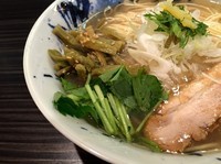 「鯵ニボ汐そば」@志奈そば 田なかの写真