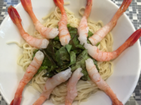 「甘エビのつけ麺～水産仕立て～」@鮮魚らーめん 五ノ神水産の写真