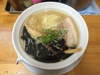 「黒らーめん  マー油仕立て  750円」@麺処 ぼたん 栃木店の写真