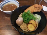 「【限定】ニボトン正油つけ麺　＋味玉：サービス券」@ラーメン なんまつの写真