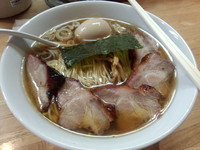 「焼豚そば(大盛)・味玉」@支那そば なかじまの写真