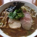 煮干そば（太麺+大盛）