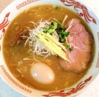 「【限定】　味噌ラーメン 850円 名古屋コーチン味玉100円」@ラーメン星印の写真