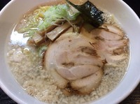 「醤油ラーメン こってり 750円＋サービス餃子」@宗家一条流 八代目直系 がんこラーメン 町屋店の写真