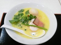 「鶏白湯ＳＯＢＡ並＋味玉」@銀座 篝 ラゾーナ川崎プラザ店の写真