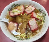 「焼豚ワンタンメン（￥800）」@酔来軒の写真