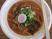 「【金沢麺達兼六会】濃厚味噌「炎・炙」肉盛そば」@東京ラーメンショー2014の写真
