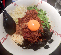 「台湾まぜそば（期間・食数限定。麺少な目。800円）」@中華そば 葵の写真